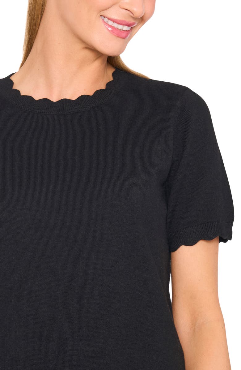 CeCe Scallop Neck Sweater, Alternate, color,