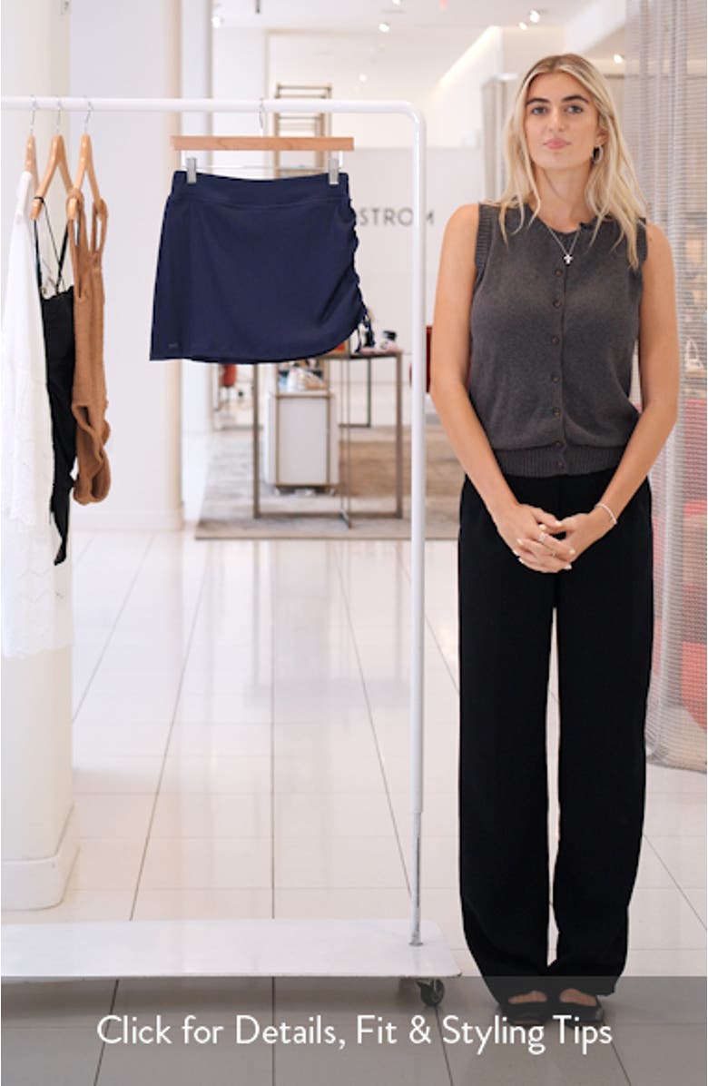 Rib Love Adjustable Cover-Up Skort, sales video thumbnail