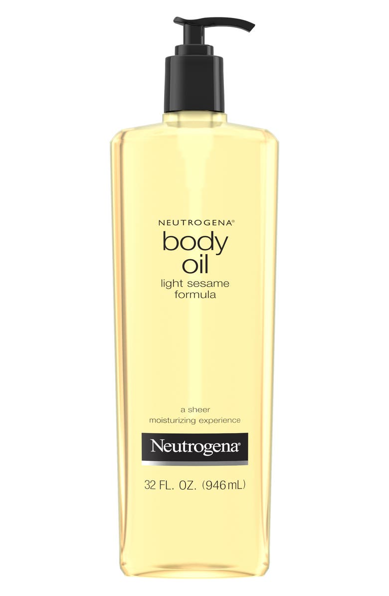 NEUTROGENA Light Sesame Formula Body Oil - 32 fl. oz., Main, color,