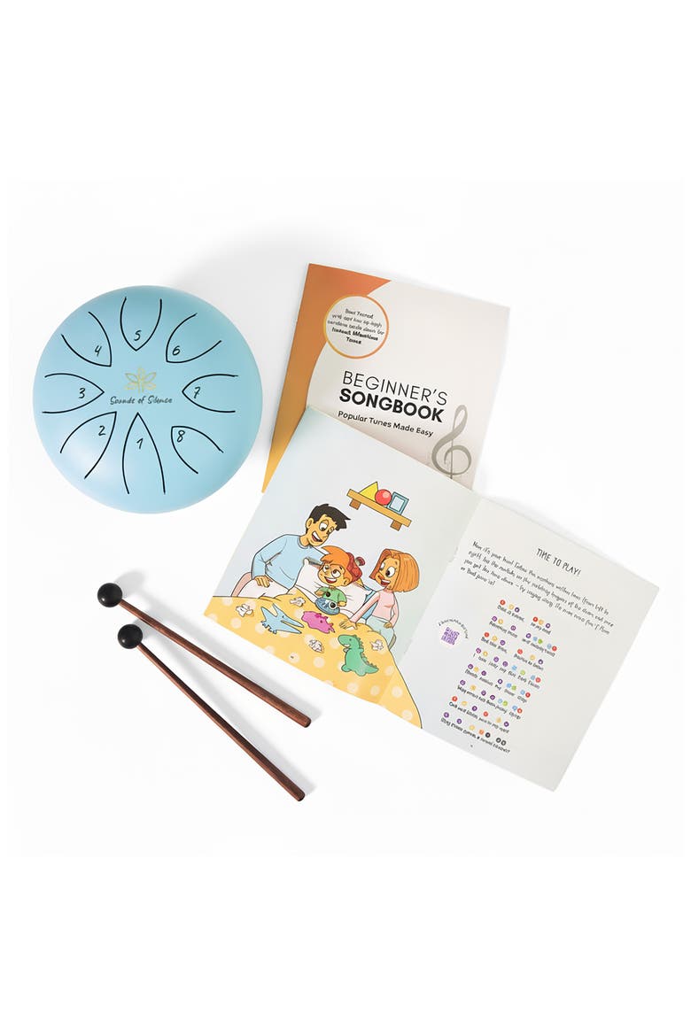 Get Well Drum Gift Set, Main, color, SOFT BLUE