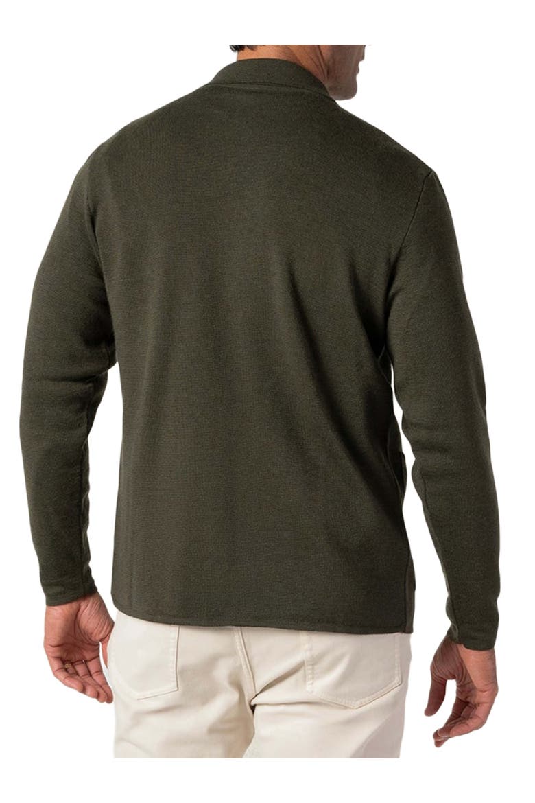 Landon Sweater Jacket, Alternate, color, Dark Olive