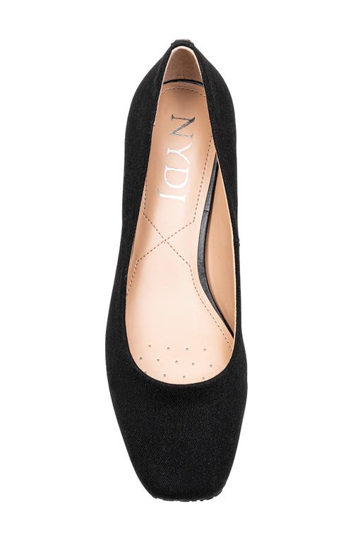 Nydj Teddie Square Toe Pump In Black