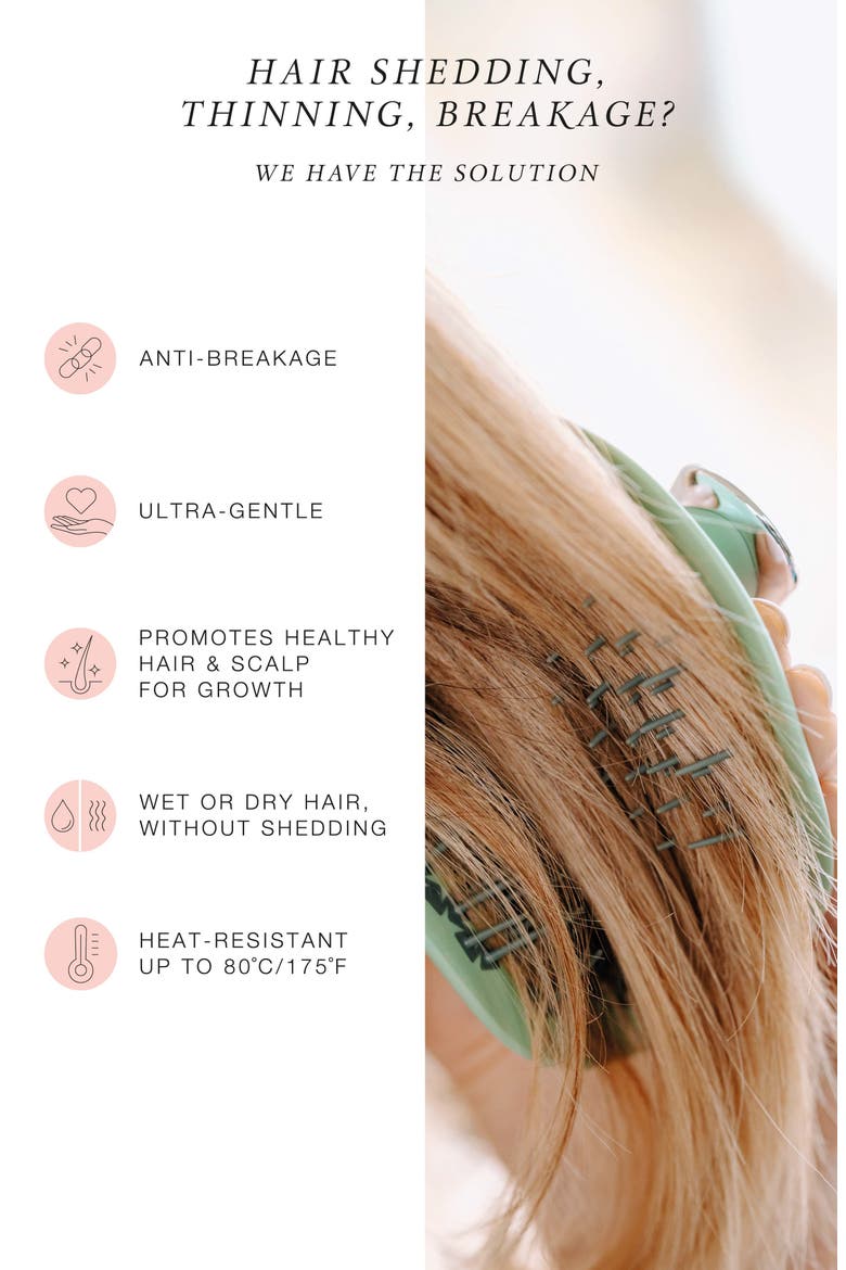 The Gentle Brush for Healthier Hair & Scalp, Alternate, color, WHITE