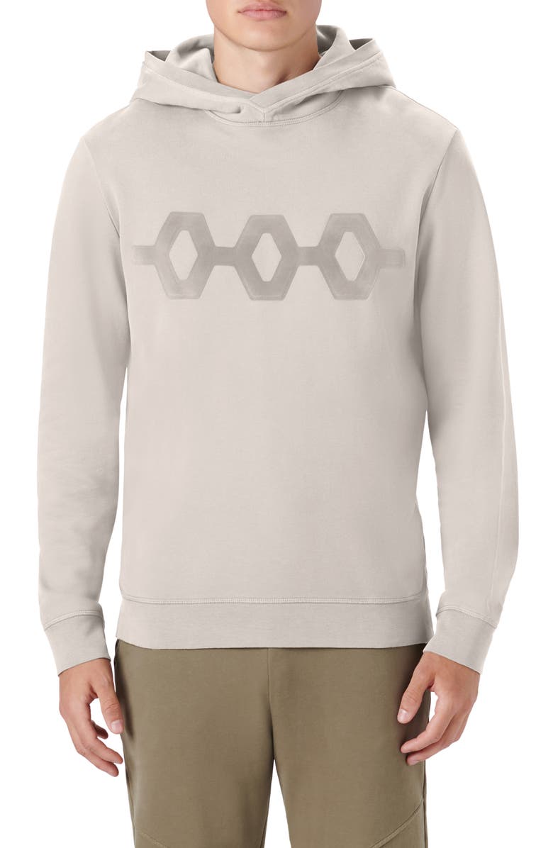Bugatchi Comfort Organic Cotton Hoodie, Main, color, Soy