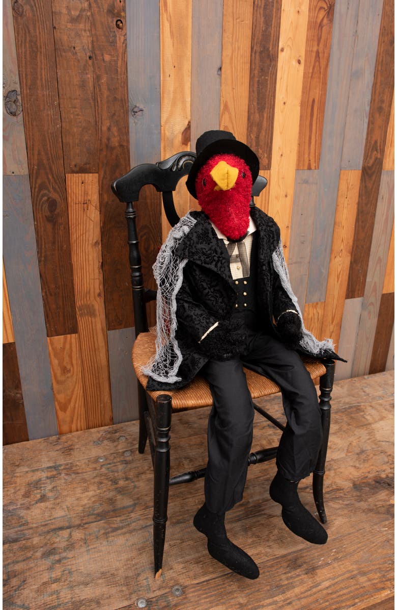 Gallerie II Vernon Vulture Halloween Art Doll Figurine, Alternate, color, Black