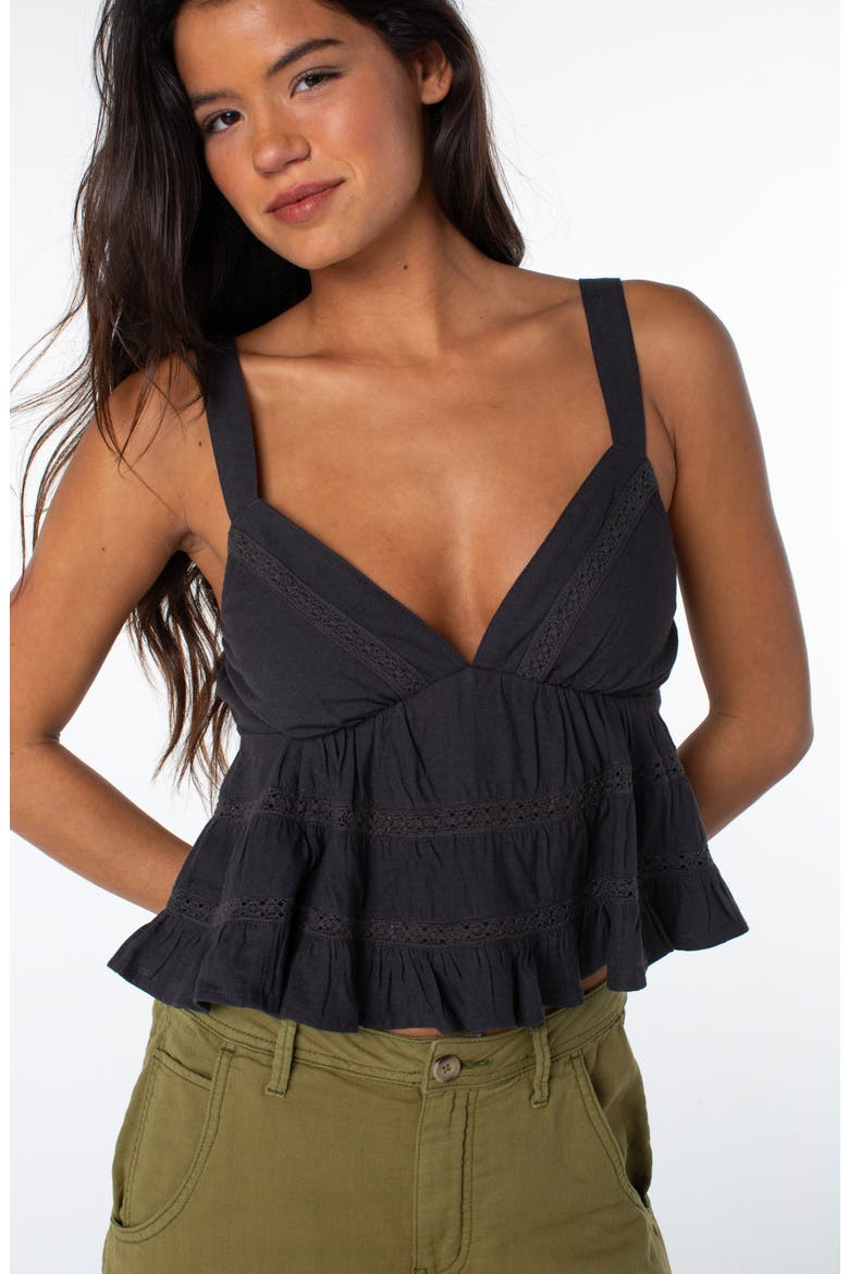 Layla Tiered Camisole, Alternate, color, PHANTOM