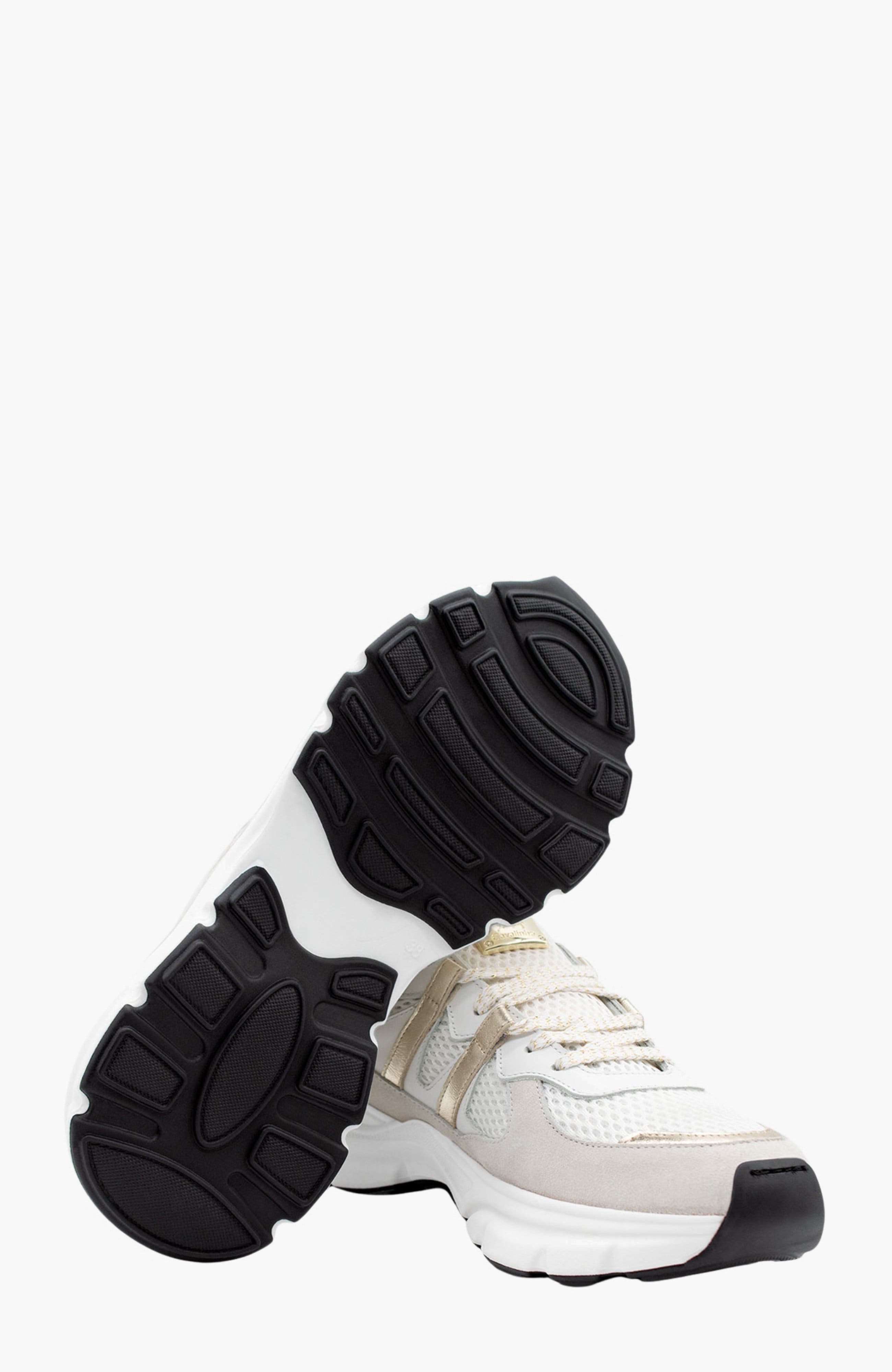 Roadway Sneakers, Alternate, color, White / Beige / Gold