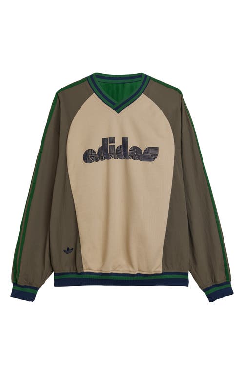 Adidas X Braindead Gender Inclusive Colorblock Graphic Sweatshirt