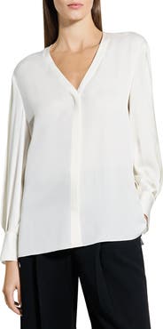 Theory Woven Silk Shirt