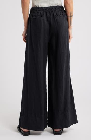 Wide Leg Linen Pants