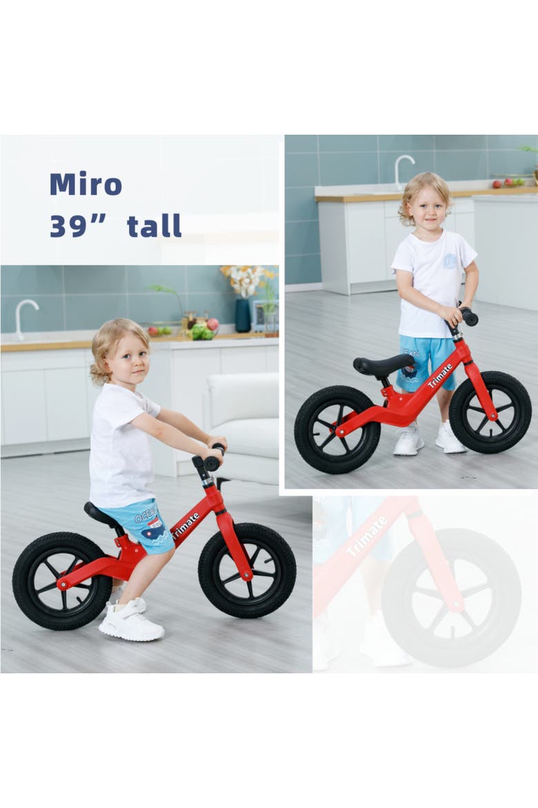 Toddler 12" Balance Bike, Alternate, color, Multicolored