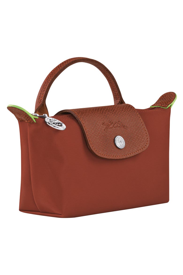 Le Pliage Recycled Canvas Cosmetics Case, Alternate, color, CHTAIGNE