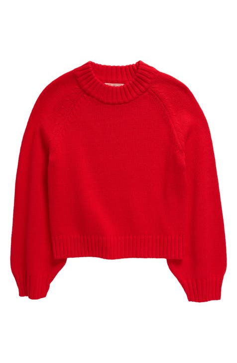 Little girl red sweater hotsell