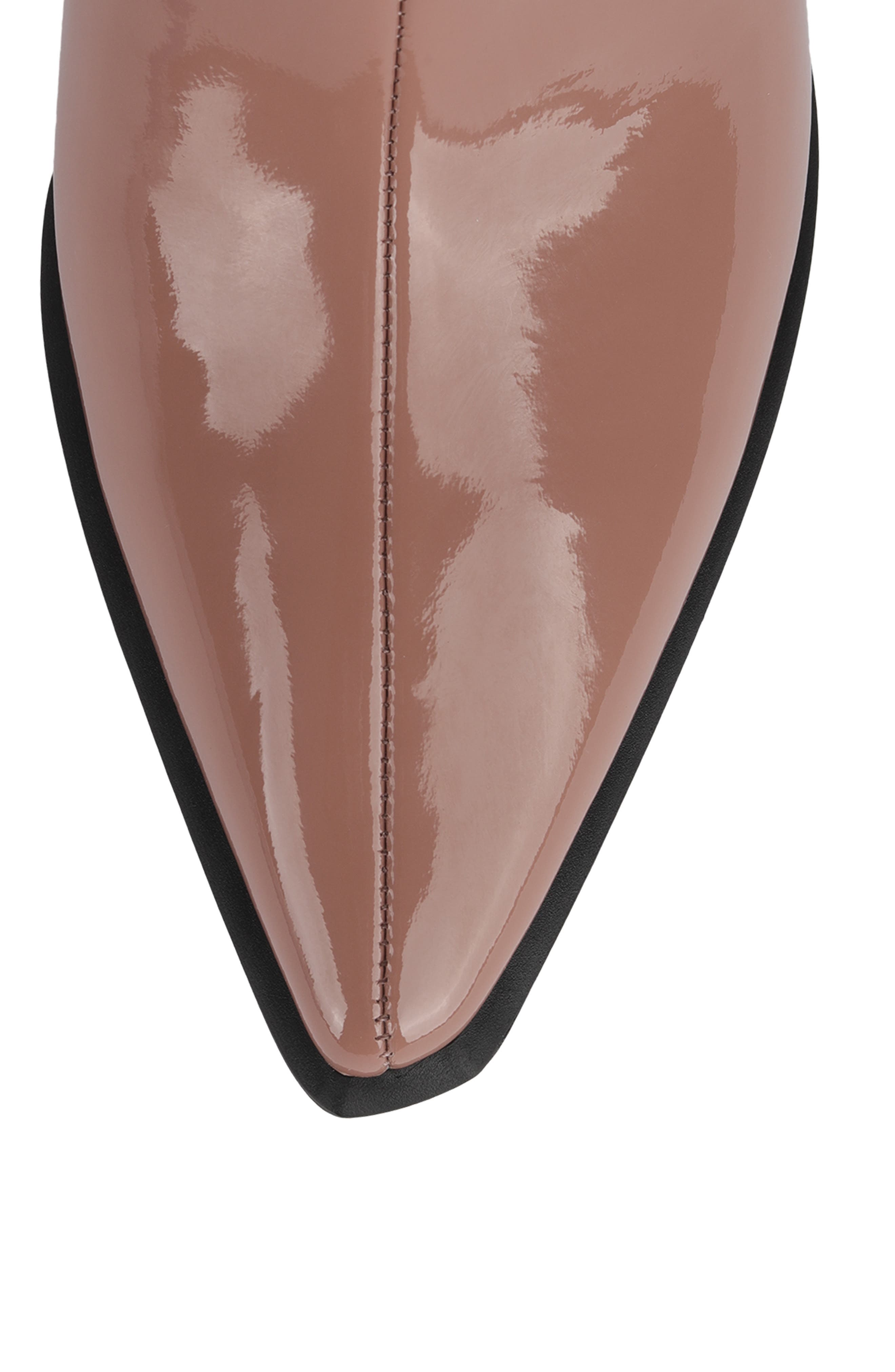 La-Siren Bootie, Alternate, color, BLUSH PATENT