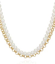 Vince Camuto Imitation Pearl Layered Necklace