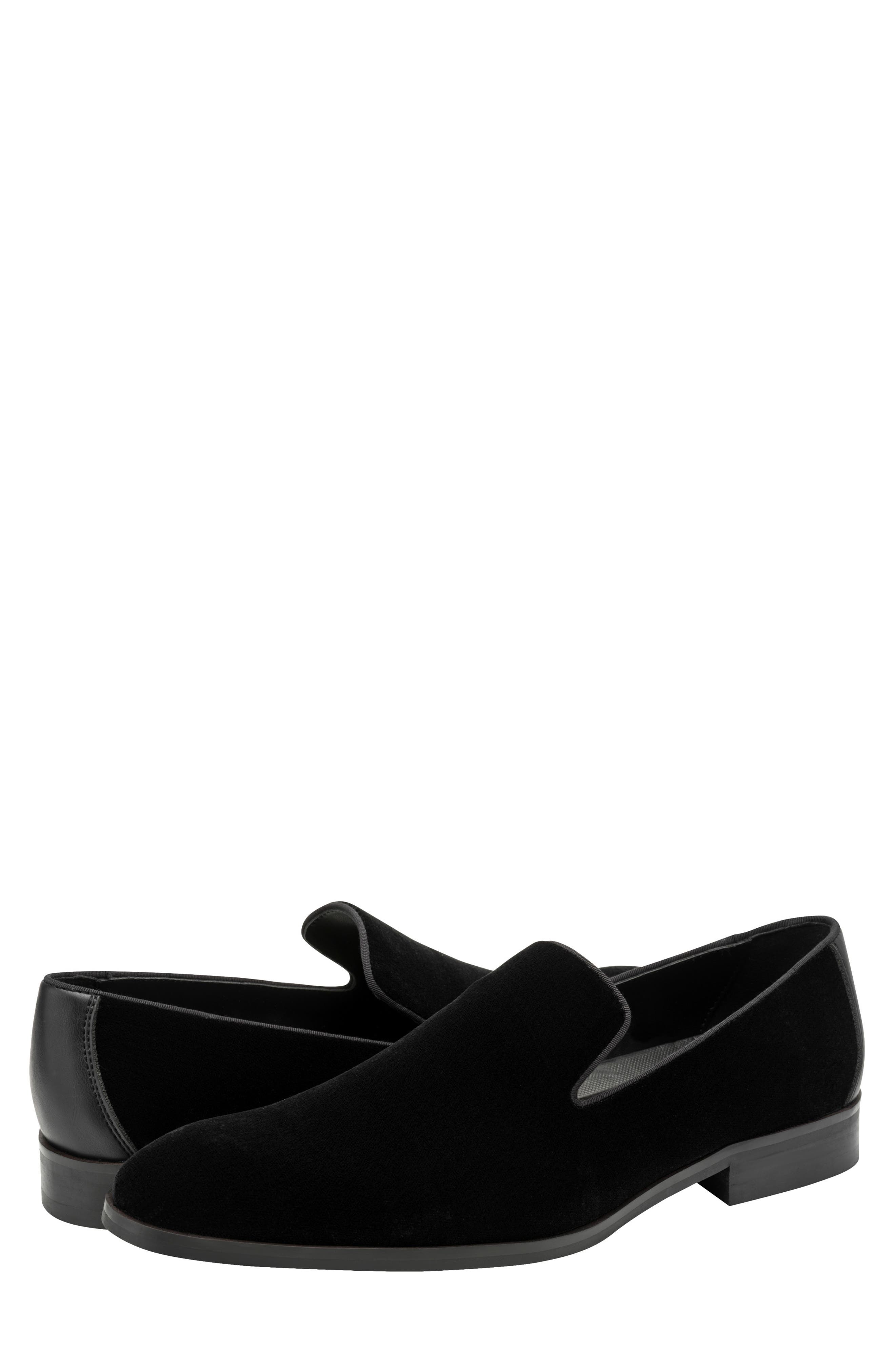 Kenneth Cole New York Harry2 Velvet Venetian Loafer, Alternate, color, Black Velvet