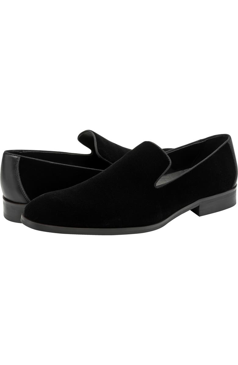 Kenneth Cole New York Harry2 Velvet Venetian Loafer, Alternate, color, Black Velvet