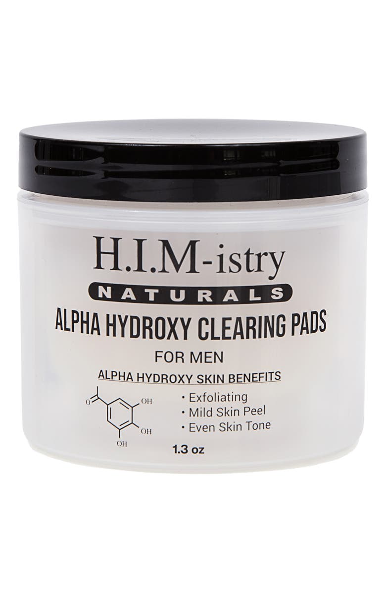 HIMistry Naturals H.I.M.-istry Naturals Alpha Hydroxy Clearing Pads, Main, color, 