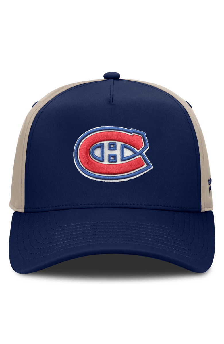 FANATICS Men's Fanatics Navy/Tan Montreal Canadiens 2026 Stanley Cup Playoffs Locker Room Adjustable Hat, Alternate, color, Navy