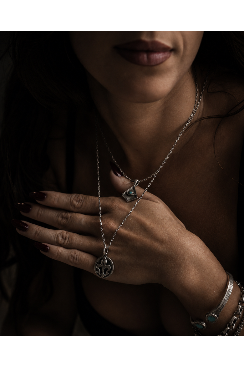 Royalty Silver Necklace, Alternate, color, Sterling Silver