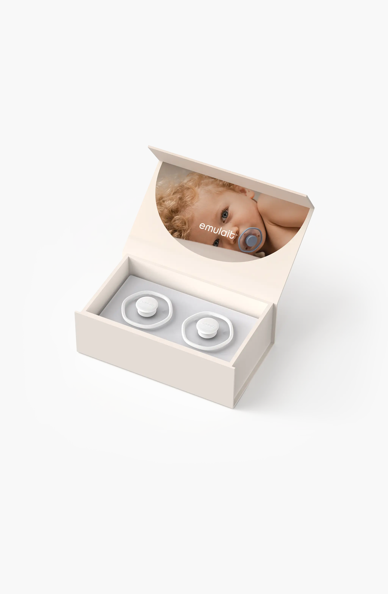 Emulait 2-Pack Emulated Nipple Pacifier, Alternate, color, White