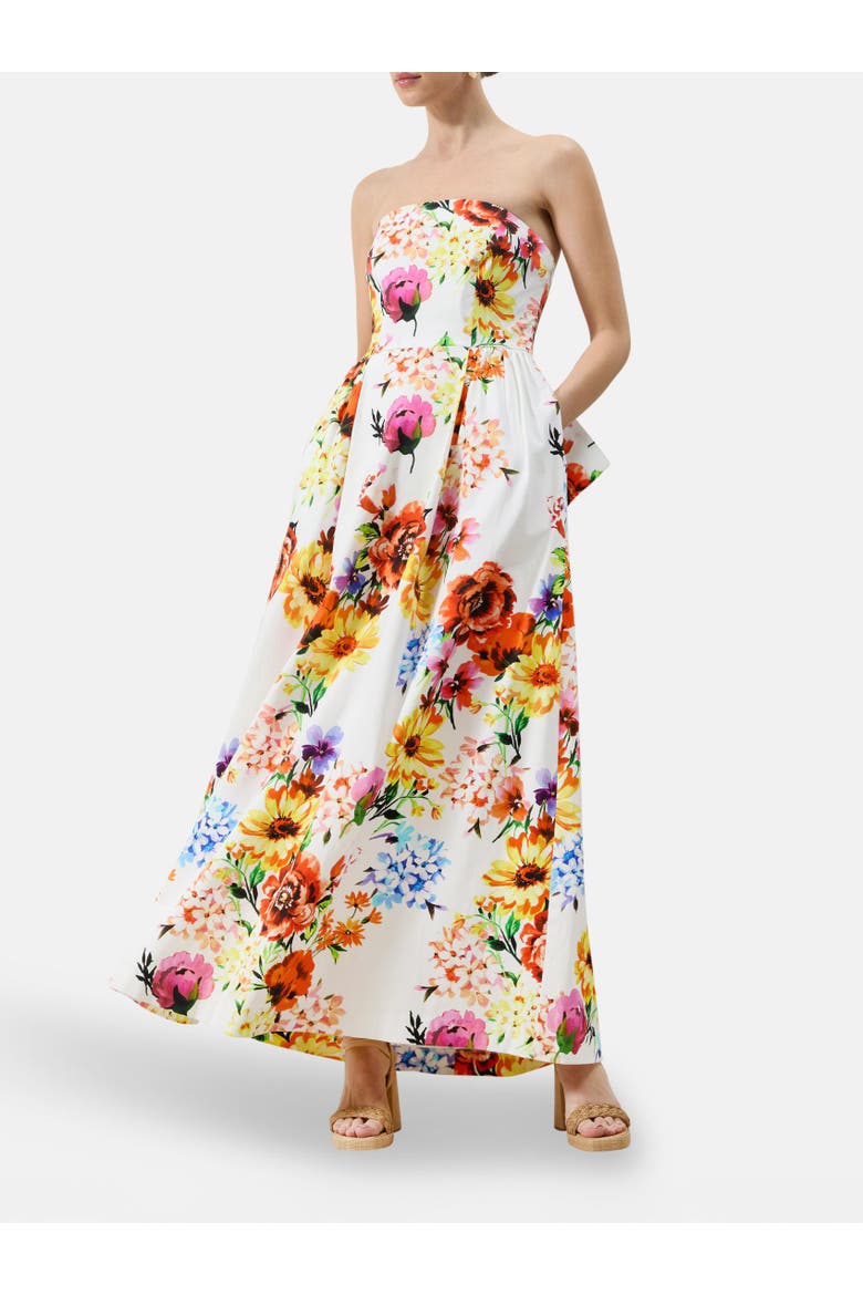 Annie Floral Bow Detail Dress, Alternate, color, Muliti