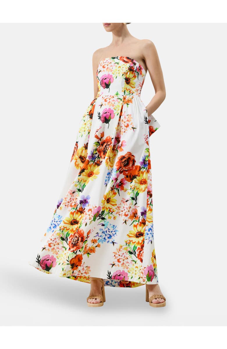 Ro&Zo Annie Floral Bow Detail Dress, Alternate, color, Muliti