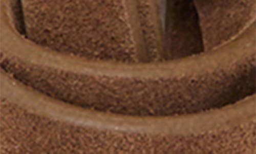 Mango Thin Suede Tie Belt In Brown