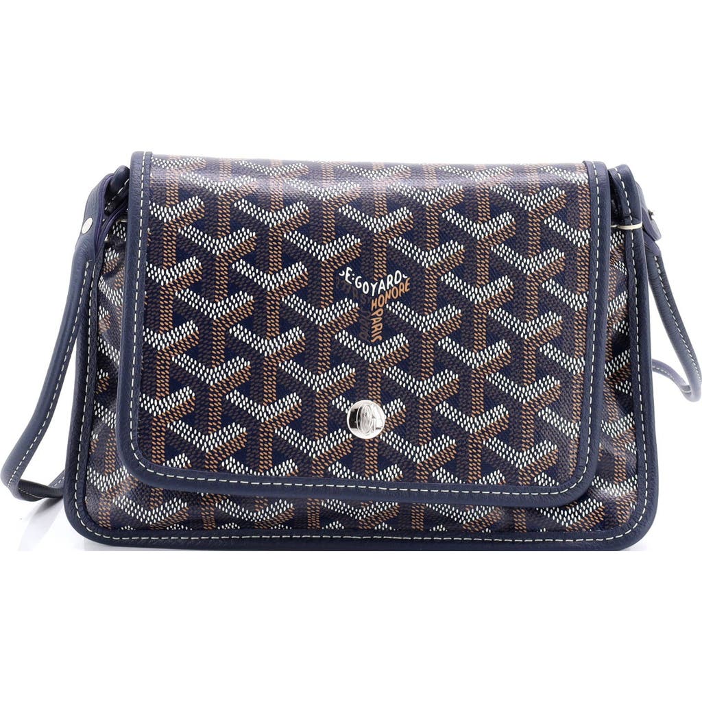 Pre-owned Goyard Goyard Plumet Clutch Wallet Coated Canvas In Multi