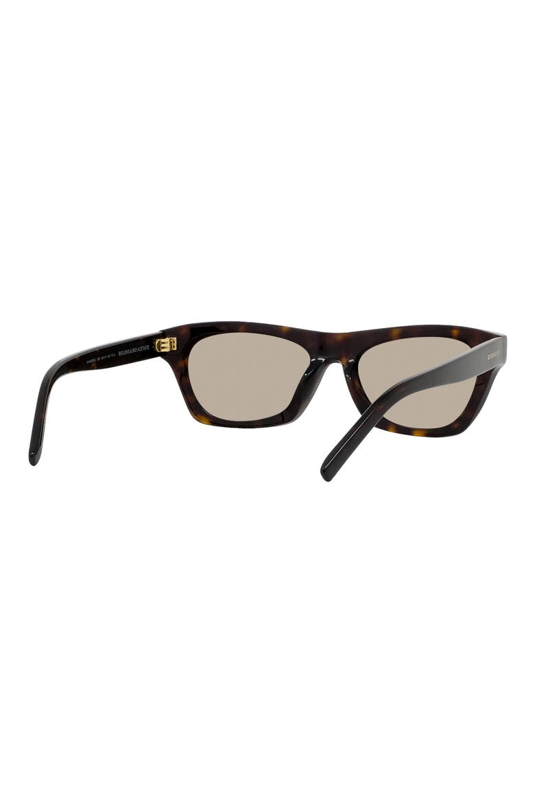 Day 55mm Square Sunglasses, Alternate, color, DARK HAVANA / GREEN