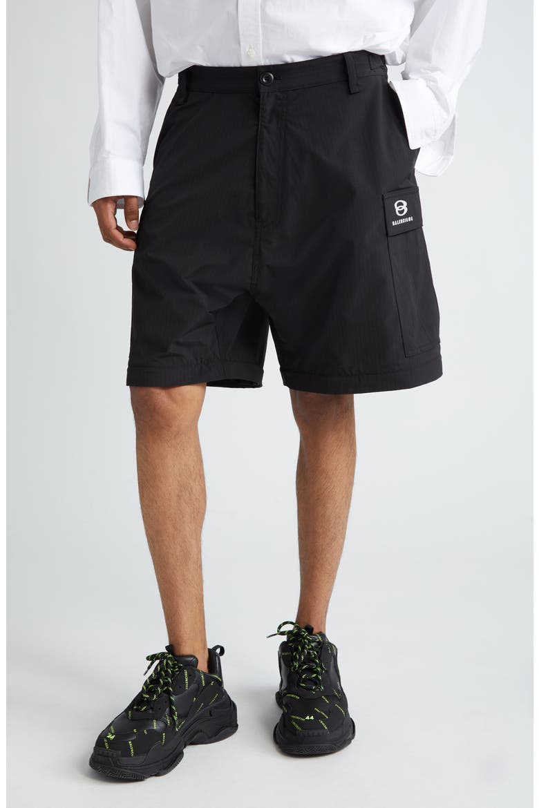 Light Zip-Off Ripstop Cargo Pants, Alternate, color, BLACK