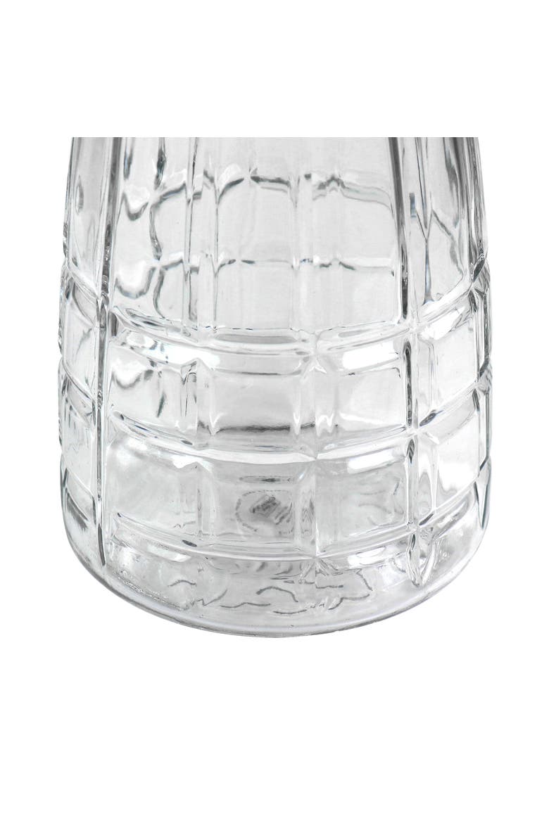 Jewelite Glass Pitcher and Tumbler Set, Alternate, color, Clear