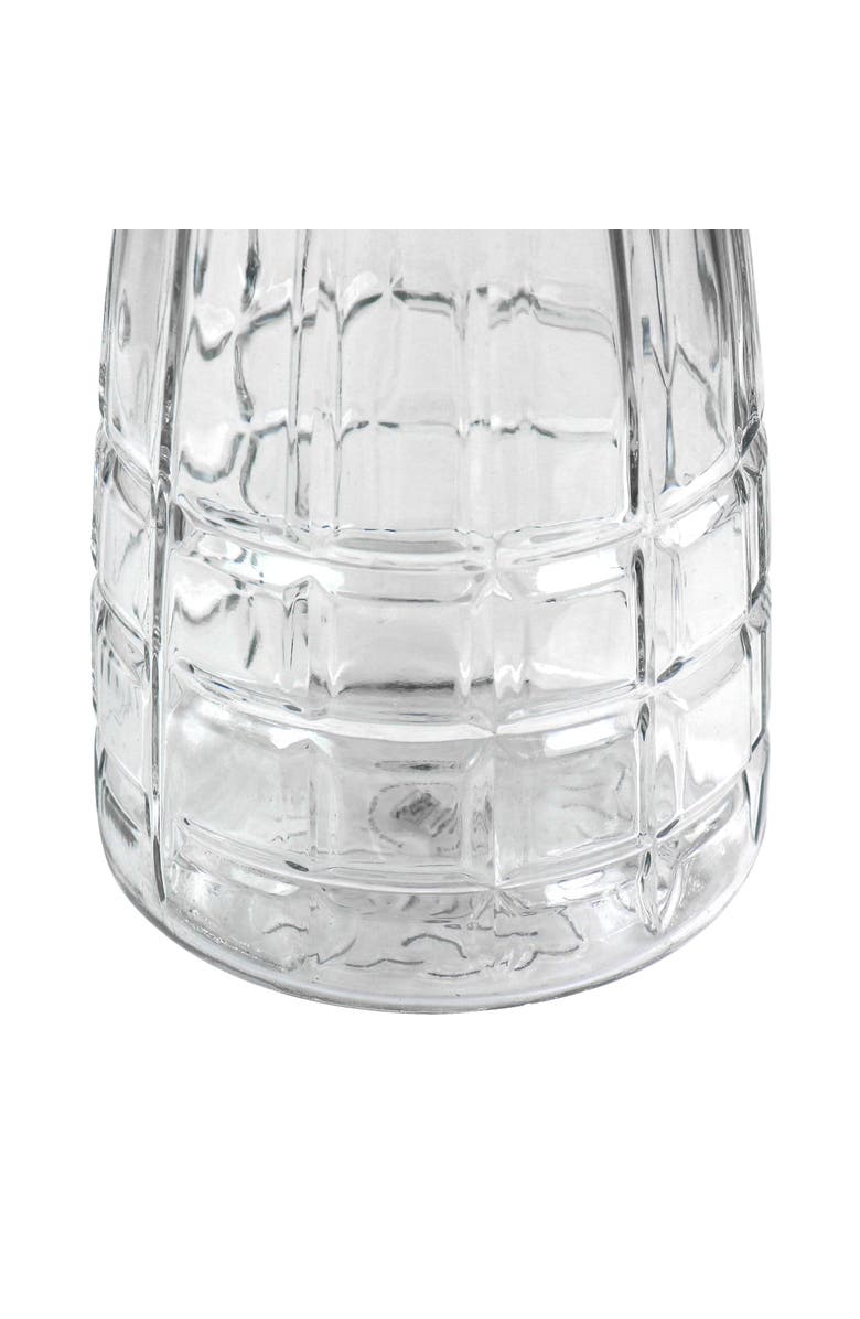 Gibson Home Jewelite Glass Pitcher and Tumbler Set, Alternate, color, Clear