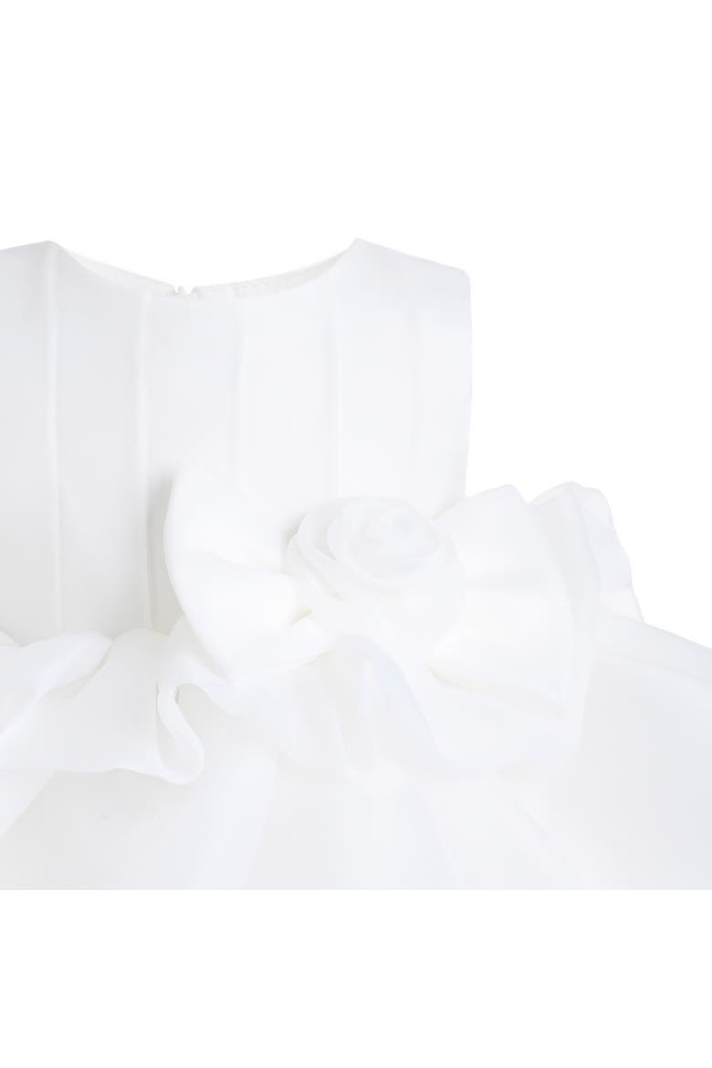 Altheira Bow Ruffle Dress, Alternate, color, White