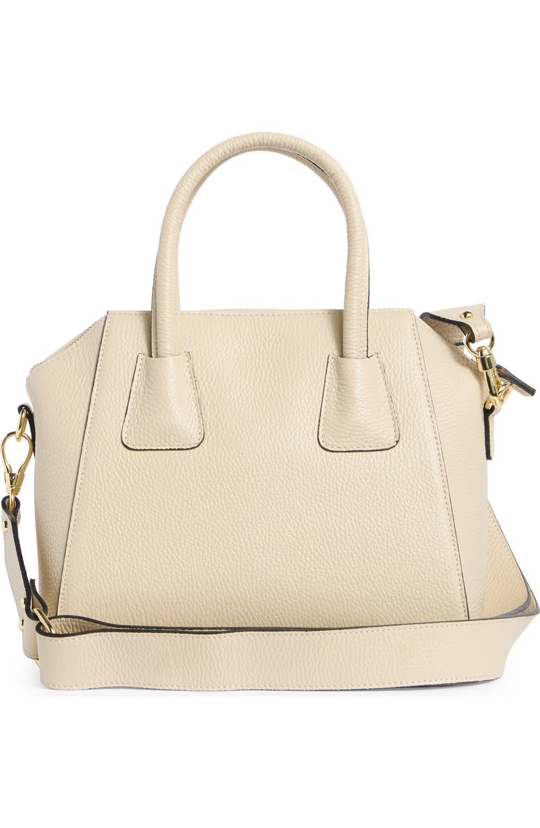 VALENTINO BY MARIO VALENTINO Minimi VLOGO Leather Shoulder Bag, Alternate, color, Milk