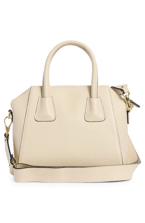 Valentino By Mario Valentino Minimi Vlogo Leather Shoulder Bag In White
