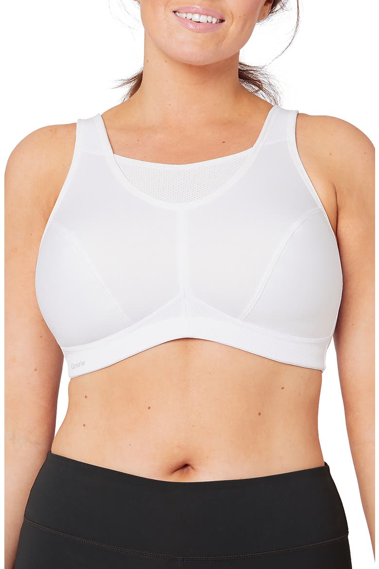 No-Bounce Camisole Sports Bra, Main, color, WHITE