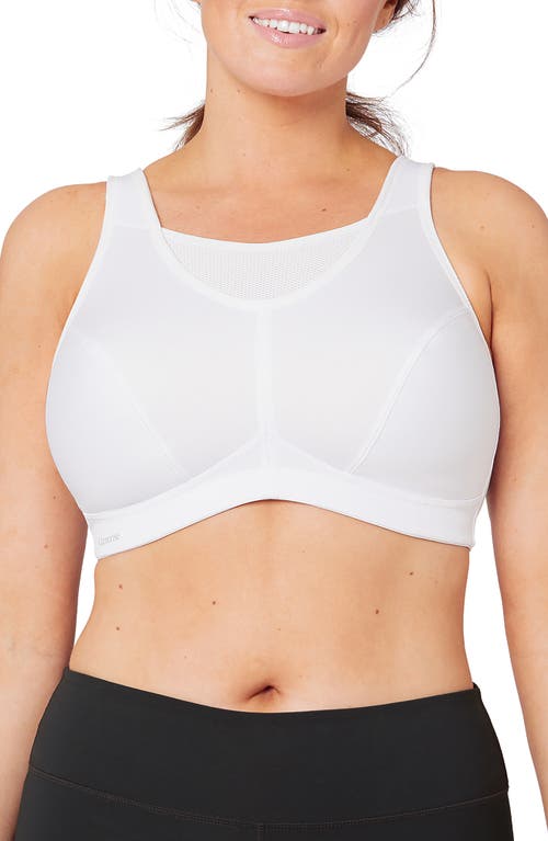 Glamorise No-Bounce Camisole Sports Bra in White at Nordstrom, Size 36C