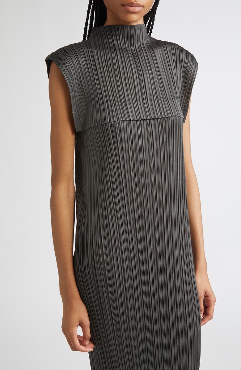 Pleats Please Issey Miyake Monthly Colors June Pleated Midi Dress, Alternate, color,