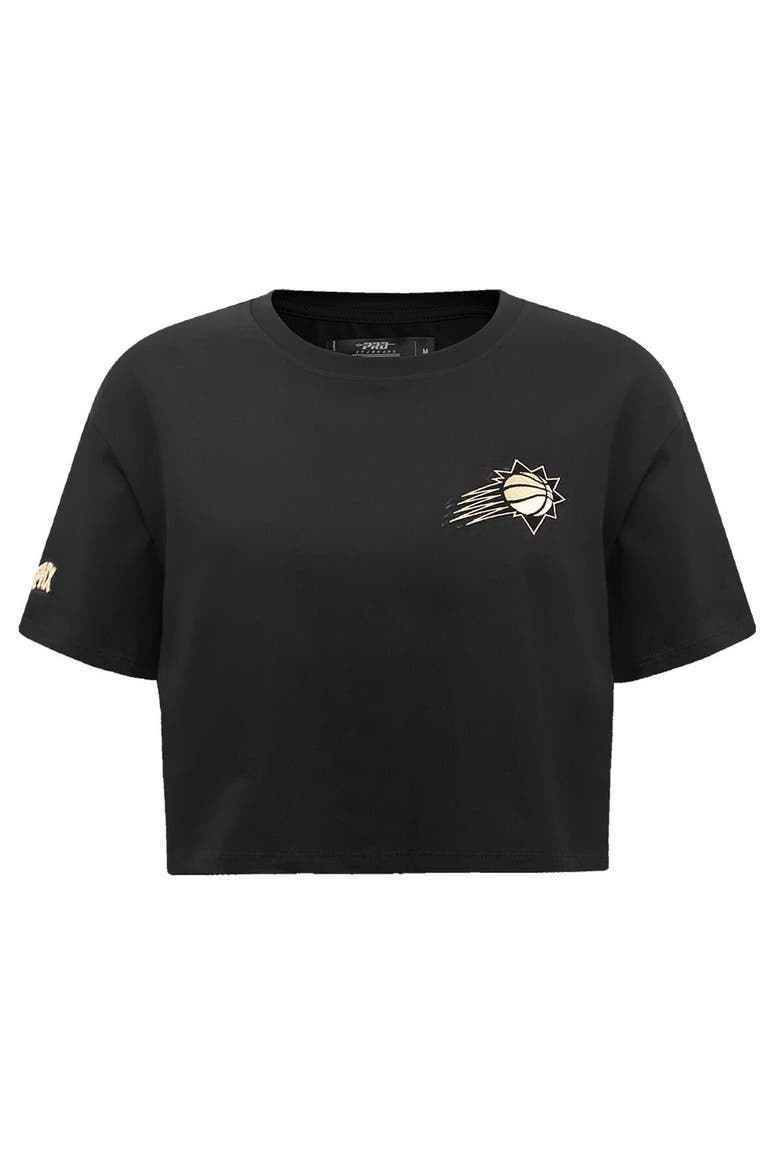 Women's Pro Standard Black Phoenix Suns Holiday Glam Boxy T-Shirt, Alternate, color, Black