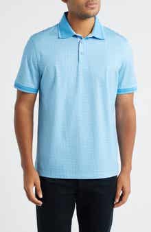 Vance OoohCotton® Geo Print Polo