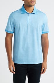 Bugatchi Vance OoohCotton® Geo Print Polo