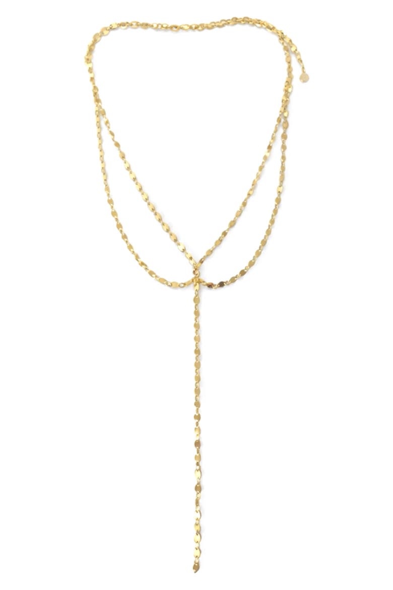 Layered Y-Neck Necklace, Main, color, GOLD