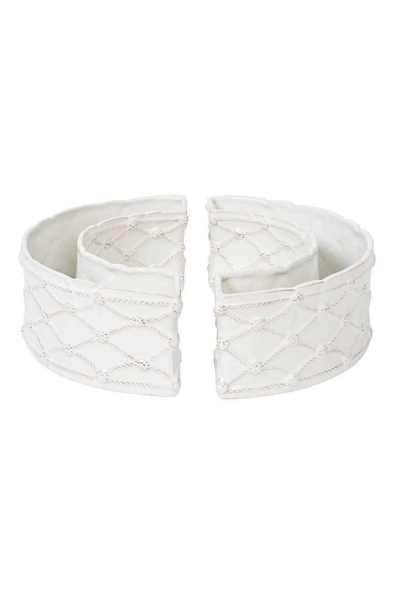 Berry & Thread Set of 2 Half Circle Vases, Main, color, WHITEWASH