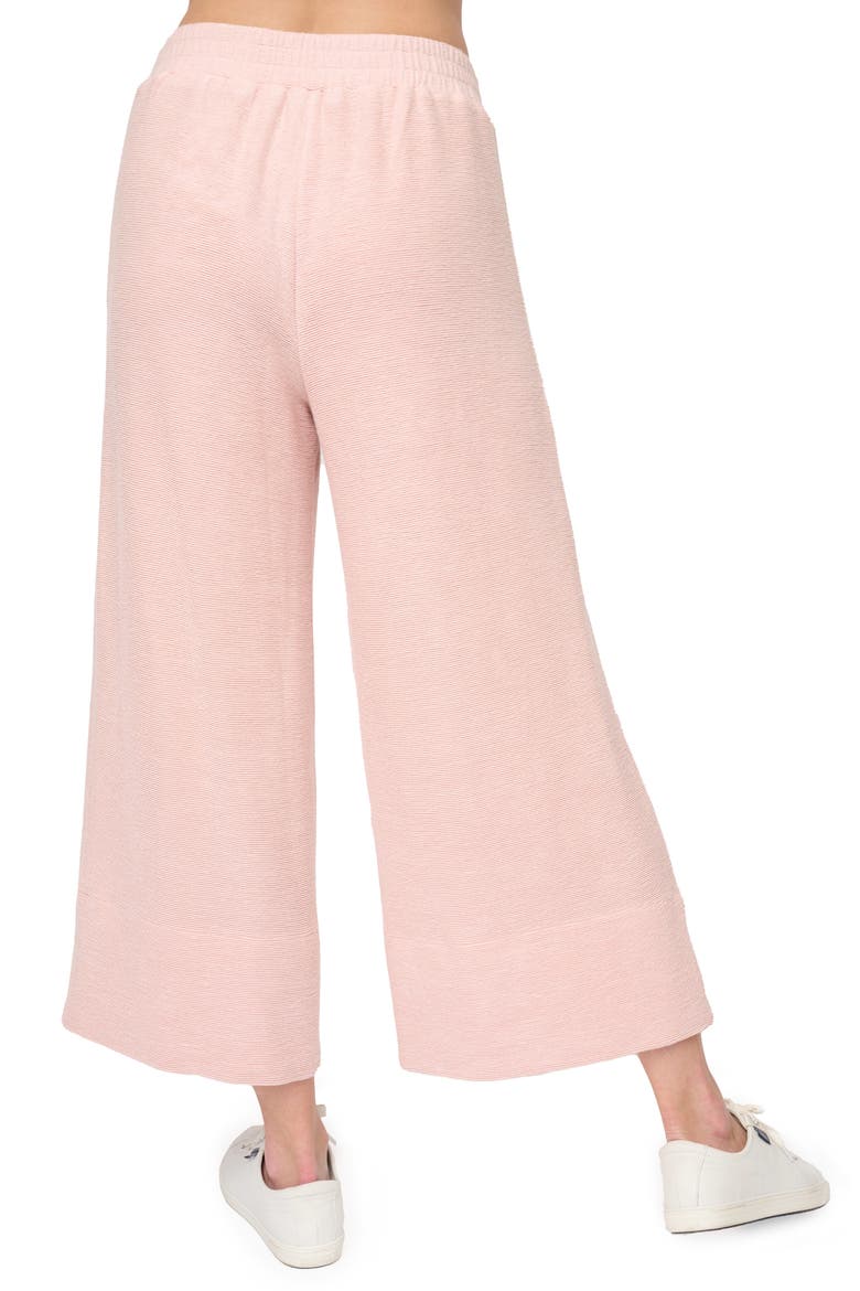 Low-Key Luxe Rib Crop Wide Leg Pants, Alternate, color, PINK WHIP