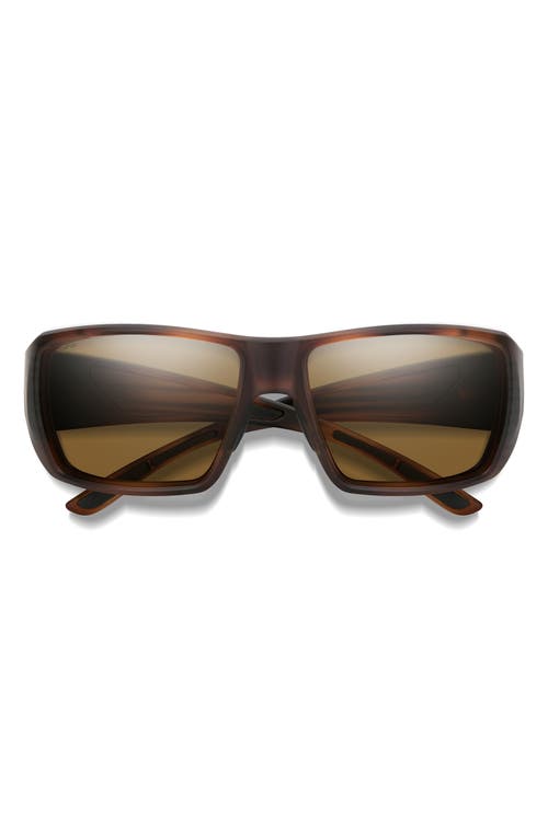Smith Guide's Choice 58mm Chromapop™ Polarized Wraparound Sunglasses In Tortoise/brown