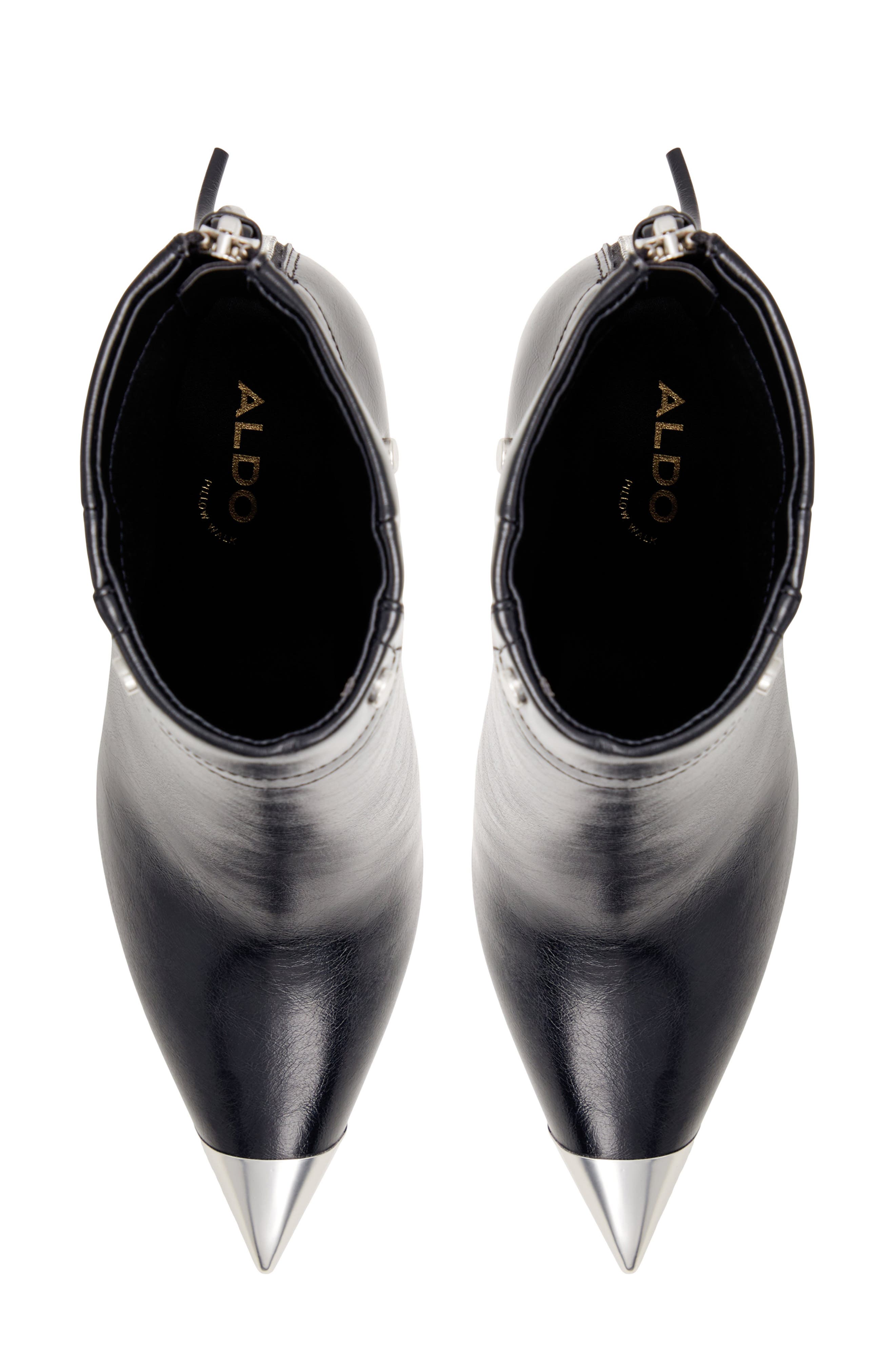 ALDO Nilita Pointed Cap Toe Bootie, Alternate, color, 