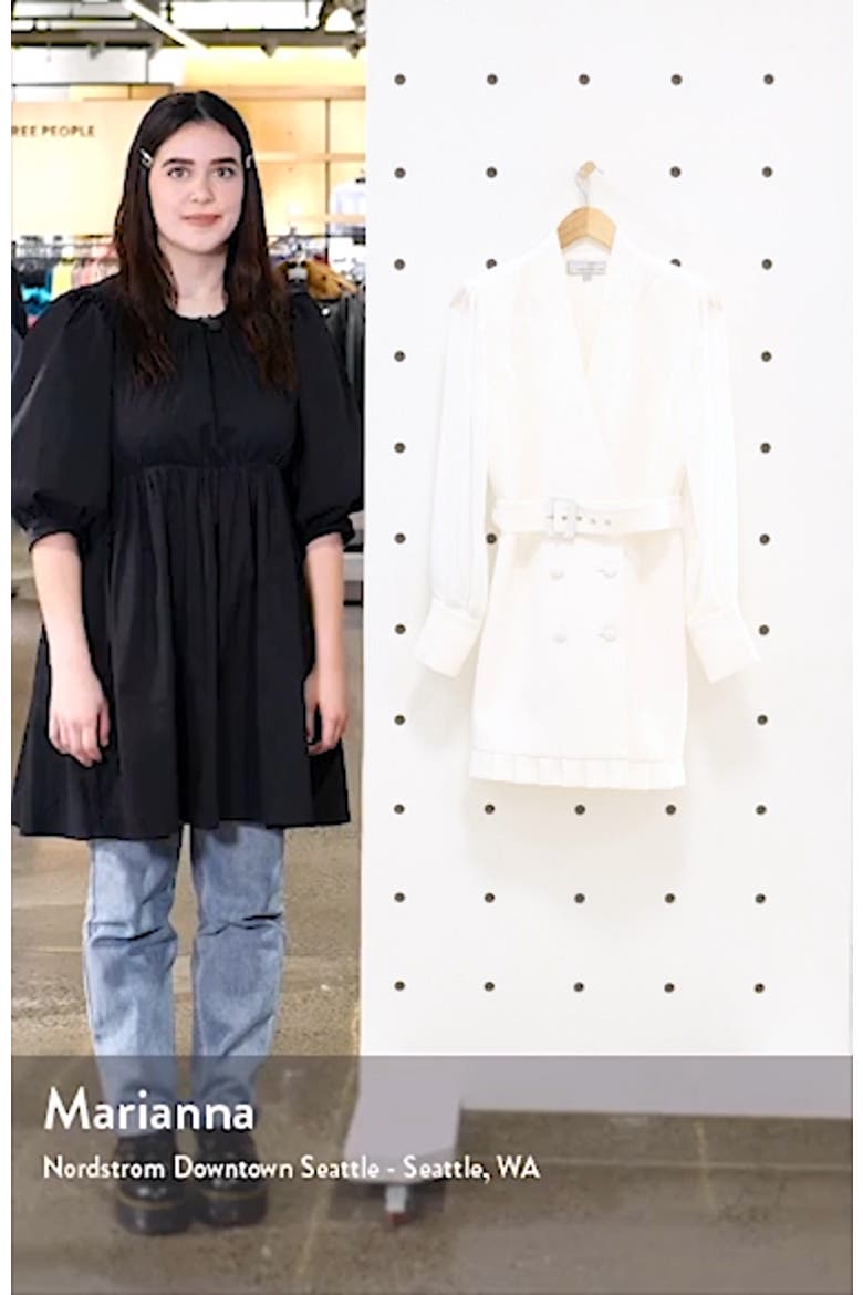Ayva Long Sleeve Blazer Minidress video