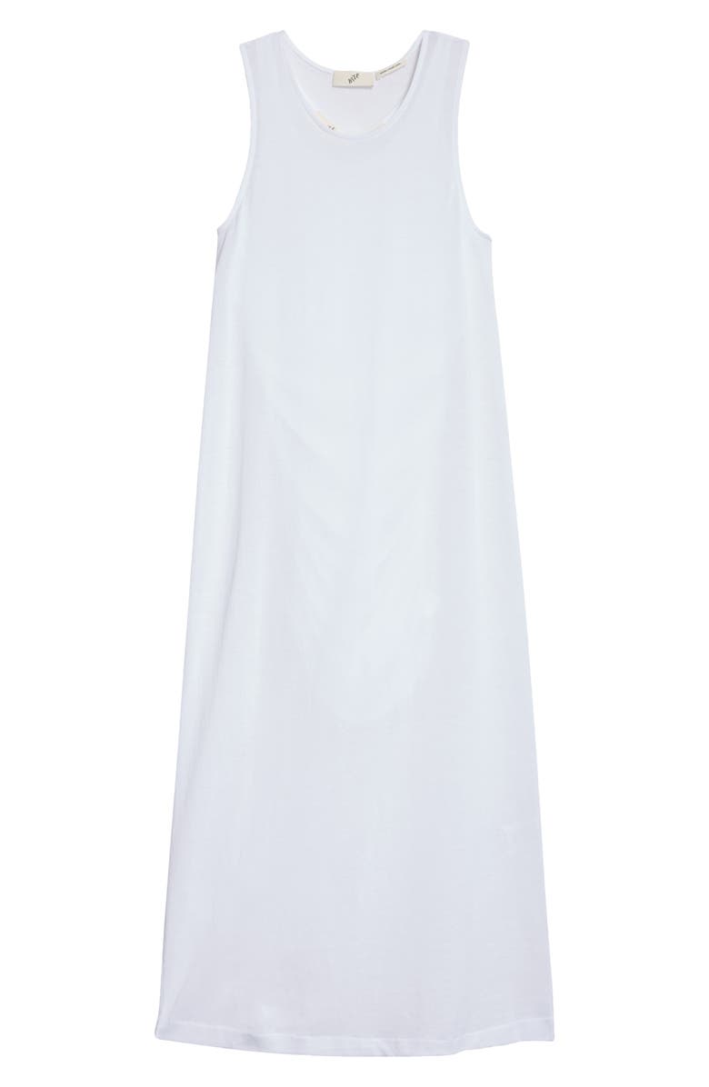 BITE Studios Romana Two-Piece Layered Semisheer Tank Dress, Alternate, color, White