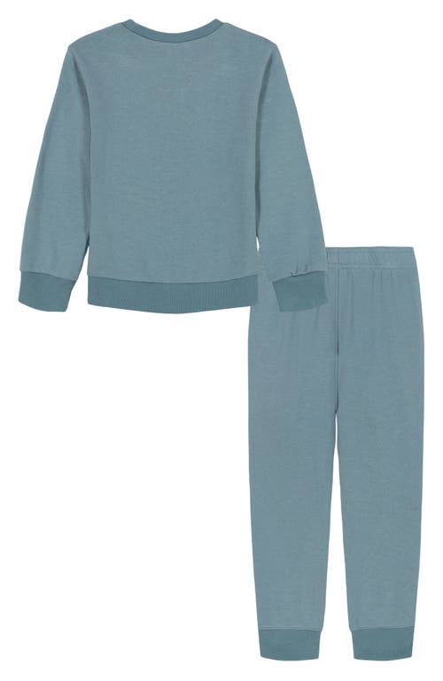 Under Armour Kids' Rival Crewneck Sweatshirt & Pants Set In Green